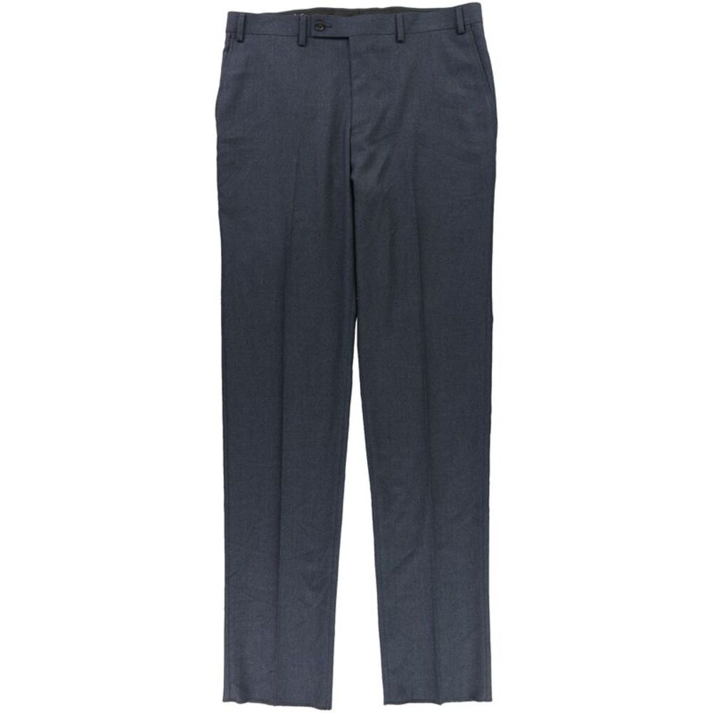 Andrew Fezza Mens Solid Heather Straight Leg Dress Pant Slacks, NWT